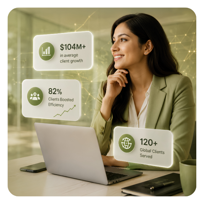 Professional with enterprise growth metrics and global client success