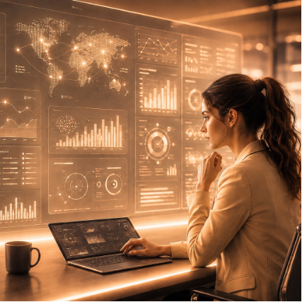 Command-center visibility with enterprise analytics dashboard